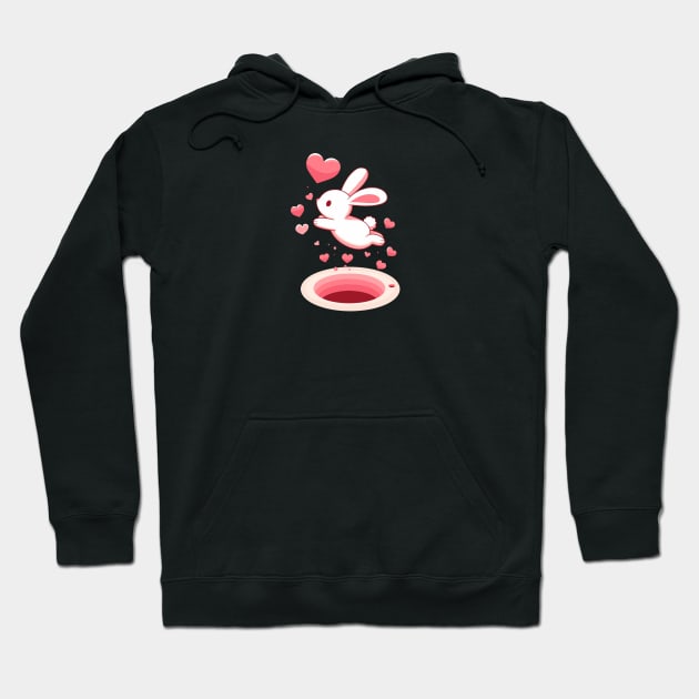 Rabbit Holes Valentine Hoodie by FanArts